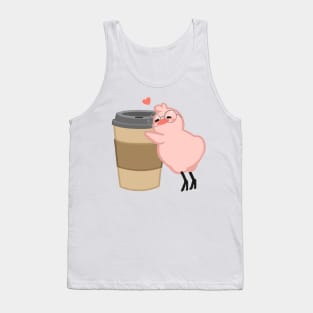 Coffee Hug Birdblob Tank Top